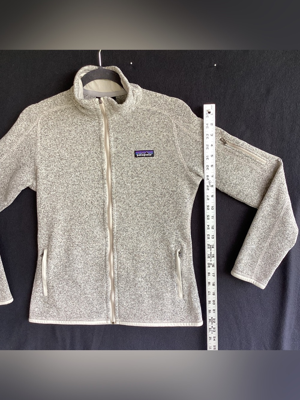 Vintage Patagonia better sweater zip up jacket missing zipper part - Picture 8 of 12